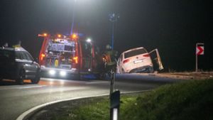 Bei einem Unfall in Meßstetten ist ein 23-jähriger Autofahrer tödlich verletzt worden. Foto: Nölke